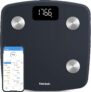 Homebuds Smart Bathroom Scales for Body Weight, Weighing Scale Professional Factory SINCE 2001, App Sync 13 Body Composition including BMI, Body Fat and Muscle, 400lb, White LED, Sapphire Blue