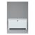 Homelife Jupiter White Ottoman