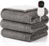 Homemate Electric Blanket Heated Throw 130x160cm 10 Levels 1-8H Timer