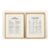 Homescapes Affirmations, Framed With Glass, Wall Art, 30 x 40 cm, Set Of 2