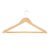 Honey Can Do Wood Hangers with Non-Slip Grooved Bar, Maple, 24-Piece