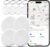 Hongtop Tracker 4 Pack,Key Finder Works with Find My App (iOS Only),Bluetooth Tracker Tag for Keys, Luggage,Suitcases and Pets, Loud Beep,Worldwide Tracking,Replaceable Battery (4)