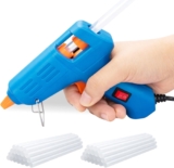 Hot Glue Gun Fast Heating,20W Mini Heating Hot Melt Glue Gun Kit Tools with 75 Pcs Premium Glue Sticks for Daily Home Repairs, Crafts, DIY and Sealing