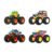 Hot Wheels Monster Trucks 1:64, Set of 4, Giant Wheels