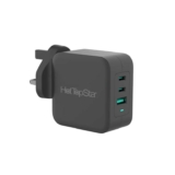 HotTopStar 100W USB C Charger, Compact GaN Fast Charger for MacBook Pro/Air,3-Port USB C & A, Laptops Power Adapter – Sold By LIONPOWER/FBA