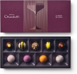 Hotel Chocolat A Twist of Tipsy 9-Piece Boxed Selection, 110g – Chocolate Gift Box For Birthday, Anniversary, Thank You