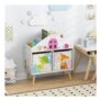 House Shaped Bookshelf Wooden Dollhouse Book Shelves Toy
