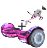 Hoverboard with Seat EVERCROSS PLUS XP9 – 6.5, Bluetooth, LED Lights, 4Ah Battery (with code) EVERCROSS OFFlClAL Store