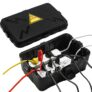 Hrensaw Large Outdoor Electrical Box Waterproof(12.6×8.7×5.1inch),IP54 Waterproof Outdoor Outlet Covers,Weatherproof Extension Cord Covers Protect Outlet,Plug,Timer,Power Strip,Holiday Light,Black
