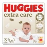 Huggies Extra Care Nappies Size 3, 40 (6-10 Kg)