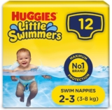 Huggies Little Swimmers Nappies Size 2-3, 12 Count (Pack of 1) Disney