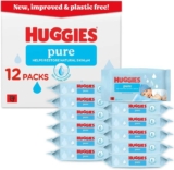 Huggies Pure Plastic Free Baby wipes – 12 packs of 48 wipes