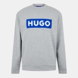 Hugo Crew Neck Regular Fit Sweatshirt – Grey (Sizes S – XL) – w/code