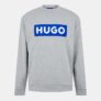 Hugo Crew Neck Regular Fit Sweatshirt – Grey (Sizes S – XL) – w/code
