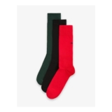 Hugo Online Only 3 Pack Logo Cotton Rich Socks