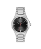 Hugo Three Hand Quartz Movement Watch LIT Collection with Stainless Steel Bracelet