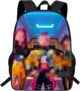 Hunter School Bag, School Bags for Girls Boys, Cool Cartoon Character School Bag with Zipper, Kids Lightweight School Bag, Children Rucksack Casual Travel Bag, Adjustable Straps