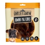 Huntleys Jumbo Pig Ears 4pk