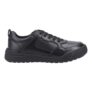 Hush Puppies Shane Junior Leather Boyss Black Lace-up Shoes