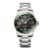 HydroConquest 41mm Black Dial Green Bezel Mens Watch