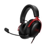 HyperX Cloud III Wired Gaming Headset, Angled 53mm Drivers, DTS, Memory Foam, Durable Frame, Ultra-Clear 10mm Mic, USB-C, USB-A, 3.5mm
