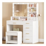 Hzuaneri Dressing Table with Stool,