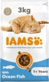 IAMS Adult Complete Dry Cat Food Ocean Fish 3kg – Supports Strong Immune System