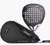 IANONI Adult12K Carbon Padel Racket, 3D Surface & EVA Flex Core Premium Bag – Black sold & shipped by Fitzalan Direct