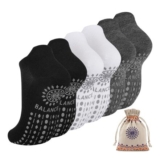 ILovDaisy Grip Pilates Yoga Non-Slip Ankle Socks for Women