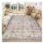 IMIYOKU 120x170cm Boho Beige Rug, Machine-Washable, Non-Slip