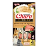 INABA Ciao Churu Luxury Sticks Cat Treat Chicken & Wagyu – £2.01 S&S