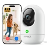 INFIYA 2K Pet Camera Indoor Home Security for Dogs K7