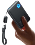 INIU 45W Fast Charging Power Bank, 40% Smaller 10000mAh Portable Charger with Free Charger Cable, 2m USB A to USB C