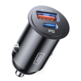 INIU 60W USB Car Charger: USB-C 30W and USB-a 30W