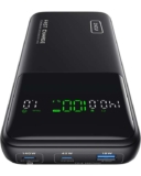 INIU Compact Laptop Power Bank, 27000mAh 140W Fast Charging, Smart LED Display, 3-Output Fast Charging, Flight-Safe