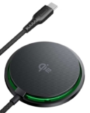 INIU Magnetic Wireless Charger, Qi2 Certified 15W Fast Mag-Safe Charging Pad with Cooling Fan & LED Light for Apple (No Adapter) at checkout