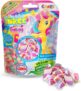 INKEE Bath Crumble Galupy Unicorn, Crumbled Bath Bombs for Children with Cotton Candy Flavour and 4 Colours, Bag of 100 gr.