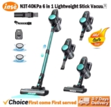 INSE 40Kpa Power Cordless Vacuum Cleaner Ultra Lightweight 6 in 1 Handheld w/code sold by INSE Global Store