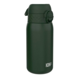 ION8 Lightweight Kids Steel Water Bottle, 400ml, Dark Green