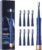 IPX7 Waterproof Sonicare Electric Toothbrush, 2-Hour Fast Charge with Intelligent Time Reminder, 5 Modes, 8 Brush Heads, Travel, Indoor, Outdoor, Blue