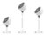 IRIS Woozoo STF-360DC-N 360 Pedestal Air Circulator in White/Grey
