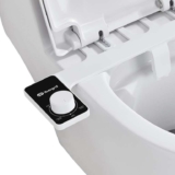Ibergrif M41050 Bidet Attachment for Toilet UK, Non-Electric Cold Water Bidet Toilet Seat Attachment with Pressure Controls