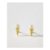 Ice Cream Cone Pearl Gold Plated Stud Earrings