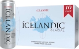 Icelandic Glacial Sparkling Water, Unflavored, 330 ml Cans, 10 Count