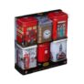 Iconic London Sights 6x Tea Tins with Fine English Breakfast Loose Leaf Tea