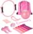 Ideal Swan Pilates Equipment Home Pilates Ring Kit 13 PCS Pilates Ring, Mini Ball, Resistance Bands & Accessories Home Pilates Set for Women Toning Strength Pilates Essential for Beginners
