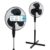 Igenix Fan, 16 Inch, 40 W, Oscillating, 3 Speeds, Black