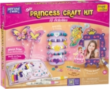 Imagimake Princess Craft Kit 10 Mess-Free DIY Activities Bracelet Making Kit, Unicorn Pouch, Butterfly Wands & More Unicorn Gifts for Kids Gifts for Girls 5,6,7,8,9,10,11,12 Years Old
