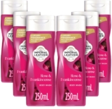 Imperial Leather Rose & Frankincense Body Wash Shower Gel Signature Oil Blend Luxurious Floral & Woody Fragrance Creamy Lather & Gentle Cleanse Pack of 6 x 250ml