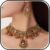 Indian Jewellery Set for Women Jhumka Indian Earrings Necklace Wedding Party Dresses Outfits Accessories Gifts